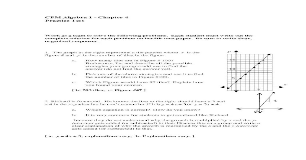 Algebra 2 cpm answers pdf