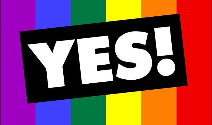 Yes rainbow equality marriage australian posters saturday magazine abs reaction followed survey postal hear macca announcement results own live redbubble