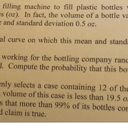 A bottling company uses a filling machine