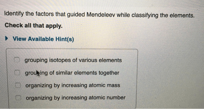 The mendeleev lab of 1869 answer key