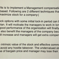 Some ways companies incentivize managers to maximize shareholder value are